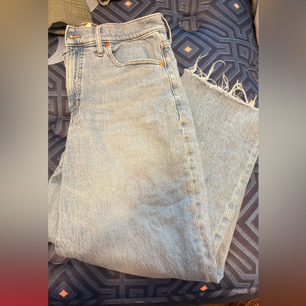 Madewell Light Blue Cropped Women's Jeans